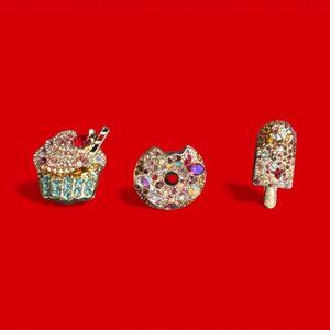 Tasty Sweets Rhinestone Brooches